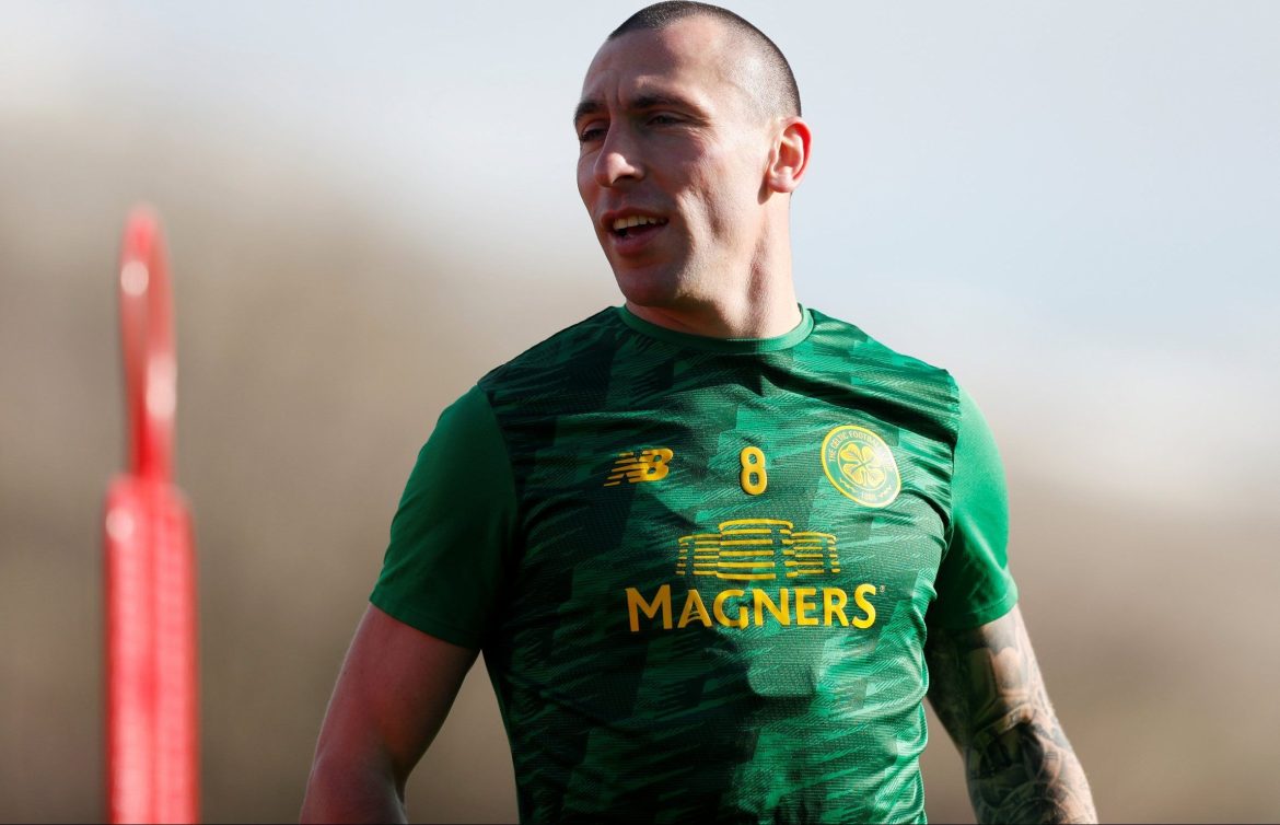 Scott Brown reacts to win over St Johnstone